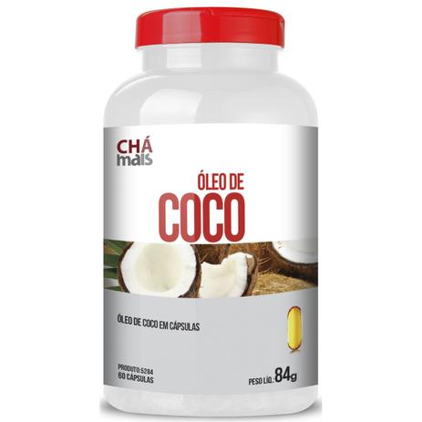 Óleo de Coco Extra Virgem 60 cápsulas de 1000mg - Chá mais é ruim? Óleo de Coco Extra Virgem 60 cápsulas de 1000mg - Chá mais é boa?
