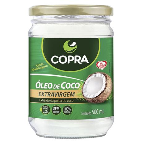 Óleo de Coco Extravirgem 500ml - Copra Menor preço em Óleo de Coco Extravirgem 500ml - Copra