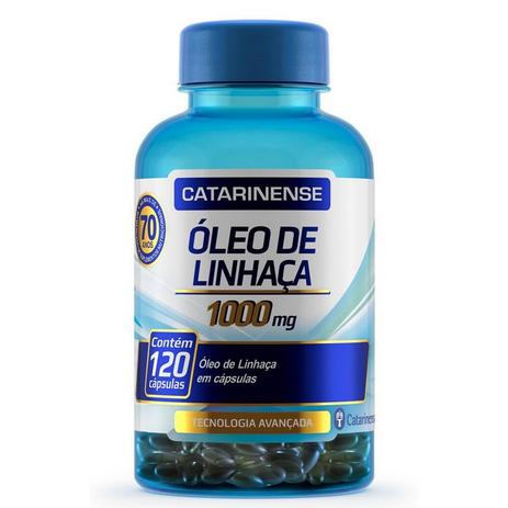 Óleo de Linhaça - 120 cápsulas - Catarinense - Catarinense pharma Menor preço em Óleo de Linhaça - 120 cápsulas - Catarinense - Catarinense pharma