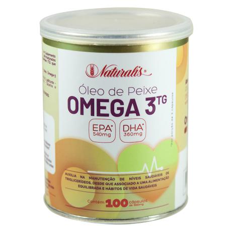 Óleo de Peixe Ômega-3 (1000mg) 100 Cápsulas - Naturalis Menor preço em Óleo de Peixe Ômega-3 (1000mg) 100 Cápsulas - Naturalis