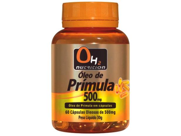 Óleo De Prímula 500 Mg 60 Softgels - OH2 Nutrition
