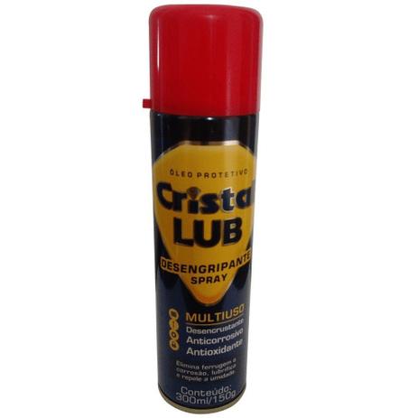 Óleo Desengripante Lubrificante Protetivo Spray CristalLub 300ml Cristal Menor preço em Óleo Desengripante Lubrificante Protetivo Spray CristalLub 300ml Cristal