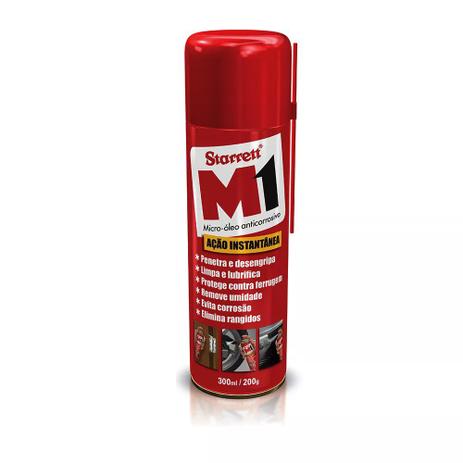 Oleo Desengripante Spray M1-215 300ML - Starrett Menor preço em Oleo Desengripante Spray M1-215 300ML - Starrett