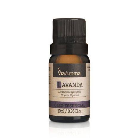 Oleo Essencial de Lavanda de 10ml Via Aroma Menor preço em Oleo Essencial de Lavanda de 10ml Via Aroma