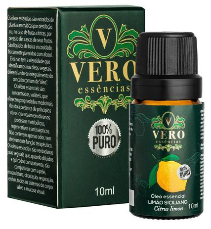 Óleo Essencial de Limão Siciliano 10ml - Vero Essências Menor preço em Óleo Essencial de Limão Siciliano 10ml - Vero Essências