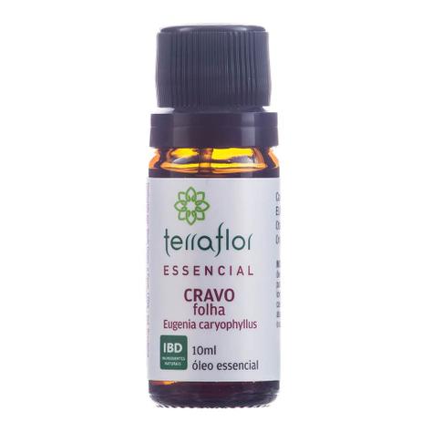 Óleo Essencial Natural de Cravo Folha 10ml Terra Flor - Terraflor Menor preço em Óleo Essencial Natural de Cravo Folha 10ml Terra Flor - Terraflor