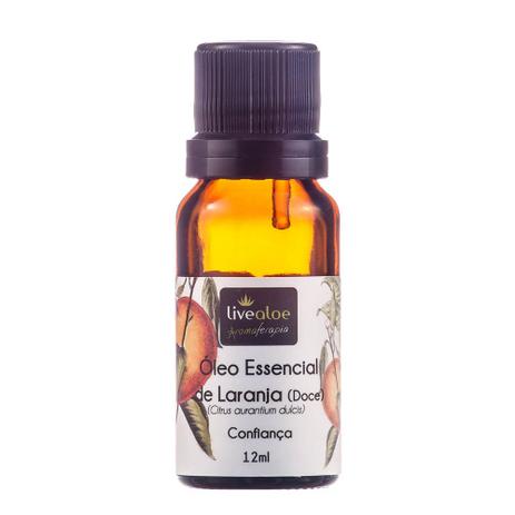 Óleo Essencial Natural de Laranja 12ml Livealoe Menor preço em Óleo Essencial Natural de Laranja 12ml Livealoe