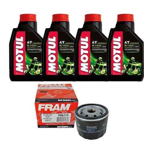 Óleo Filtro Fram Bmw R1200 Gs 04-12 Motul 5100 15w50 Ph6114 - Motul + fram Menor preço em Óleo Filtro Fram Bmw R1200 Gs 04-12 Motul 5100 15w50 Ph6114 - Motul + fram