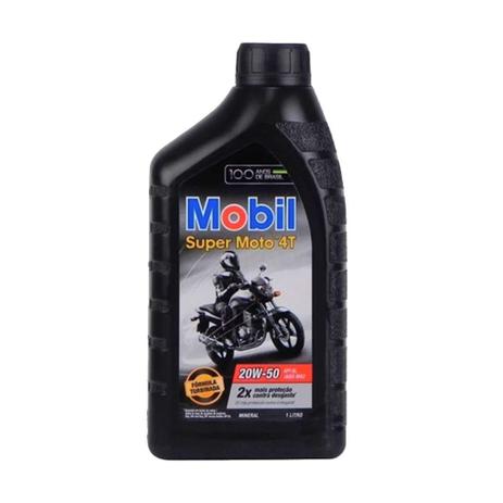 Óleo Lubrificante 20W-50 Mobil Super Moto (1 Litro) Menor preço em Óleo Lubrificante 20W-50 Mobil Super Moto (1 Litro)