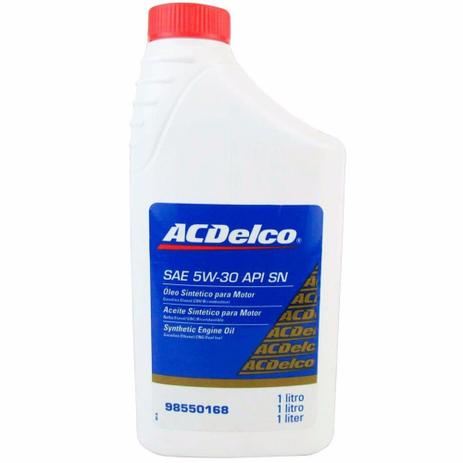 Óleo Lubrificante ACDelco Sintético SAE 5w30 API SN Menor preço em Óleo Lubrificante ACDelco Sintético SAE 5w30 API SN