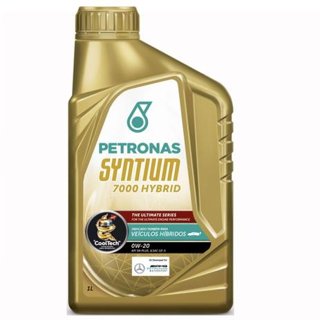 Óleo Lubrificante do Motor Petronas Synium 7000 Hybrid SAE 0W20 100% Sintético API SN Plus 1L Menor preço em Óleo Lubrificante do Motor Petronas Synium 7000 Hybrid SAE 0W20 100% Sintético API SN Plus 1L