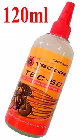 ÓLEO LUBRIFICANTE PARA CORRENTE TEC 50 A BASE CERA 120ml - Tectire Menor preço em ÓLEO LUBRIFICANTE PARA CORRENTE TEC 50 A BASE CERA 120ml - Tectire