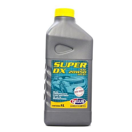 Óleo para Motor Super DX SAE 20W50 API SJ Mineral 1 Litro - Dx lub Menor preço em Óleo para Motor Super DX SAE 20W50 API SJ Mineral 1 Litro - Dx lub