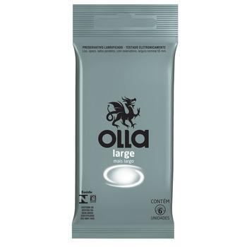 Olla Preservativo Lubrificado Large 6 Unidades Menor preço em Olla Preservativo Lubrificado Large 6 Unidades