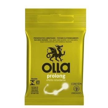 Olla Preservativo Lubrificado Prolong 3 Unidades Menor preço em Olla Preservativo Lubrificado Prolong 3 Unidades