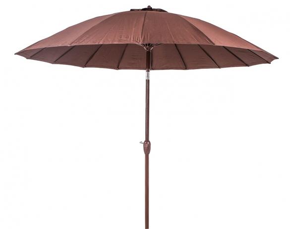 Menor preço em Ombrelone Chino 2,5 M Multi Varetas Articuladas Marrom - Bel fix