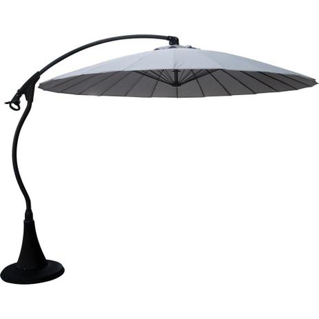 Ombrelone giratorio poliester branco chino com base em cruz (300x300cm)-bel fix Menor preço em Ombrelone giratorio poliester branco chino com base em cruz (300x300cm)-bel fix