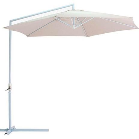 Ombrelone Malibu 3m Bege Mor - Met. mor Menor preço em Ombrelone Malibu 3m Bege Mor - Met. mor
