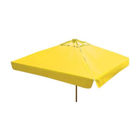 Ombrelone Quadrado - Madeira - 2,10m - Com Abas - Amarelo - Botafogo Lar Lazer Menor preço em Ombrelone Quadrado - Madeira - 2,10m - Com Abas - Amarelo - Botafogo Lar Lazer