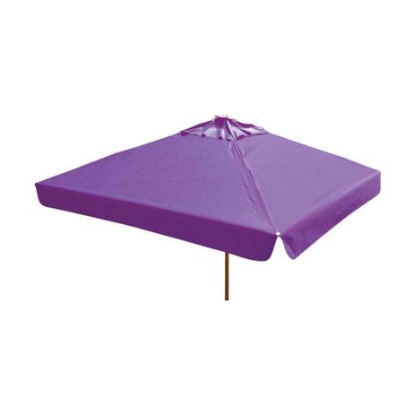 Ombrelone Quadrado - Madeira - 2,10m - Com Abas - Roxo - Botafogo Lar Lazer Menor preço em Ombrelone Quadrado - Madeira - 2,10m - Com Abas - Roxo - Botafogo Lar Lazer