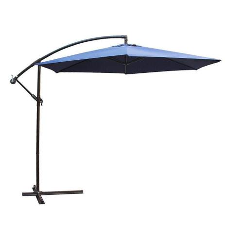Ombrelone Suspenso 3m Importway - COR: AZUL Menor preço em Ombrelone Suspenso 3m Importway - COR: AZUL