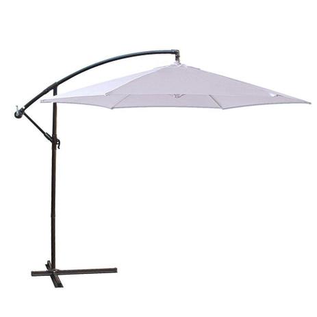 Ombrelone Suspenso 3m Importway - COR: BRANCO Menor preço em Ombrelone Suspenso 3m Importway - COR: BRANCO