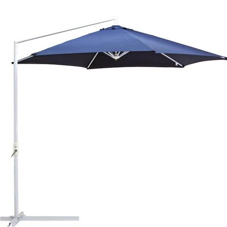 Ombrelone Suspenso 3x3m Malibu MOR Bege ou Azul com base - Mor distribuidora Menor preço em Ombrelone Suspenso 3x3m Malibu MOR Bege ou Azul com base - Mor distribuidora