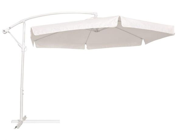 Ombrelone Suspenso Piscina Com Base Belfix 2,5 Metros - Branco Menor preço em Ombrelone Suspenso Piscina Com Base Belfix 2,5 Metros - Branco