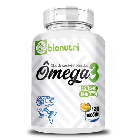 Omega 3 1000 Mg 120 Cápsulas Bionutri Epa/dha Oléo De Peixe - Melcoprol é boa?