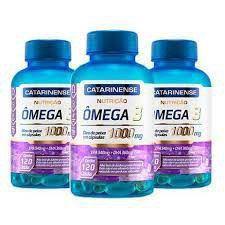 Omega 3 - 1000mg Kit C/3 - 360 Cápsulas - Catarinense Pharma Menor preço em Omega 3 - 1000mg Kit C/3 - 360 Cápsulas - Catarinense Pharma
