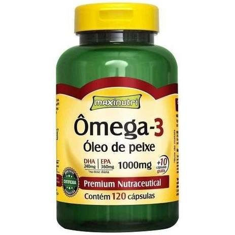 Omega 3 1g 120 Caps Gelatinosas MAXINUTRI é boa?