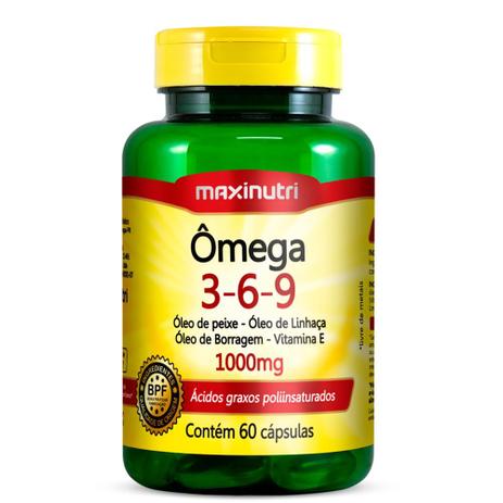 Ômega 3-6-9 1000mg c/60 Cápsulas - Maxinutri é boa?