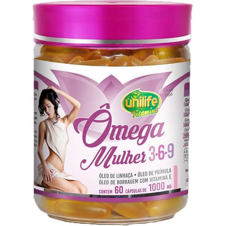 Ômega 3-6-9 Mulher - 60 Cápsulas 1000mg - Unilife é boa?