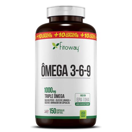 Ômega 3-6-9 óleo de peixe 150 caps - fitoway farma Menor preço em Ômega 3-6-9 óleo de peixe 150 caps - fitoway farma
