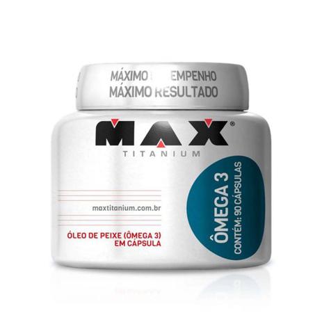 Ômega 3 90 Cápsulas Max Titanium Menor preço em Ômega 3 90 Cápsulas Max Titanium