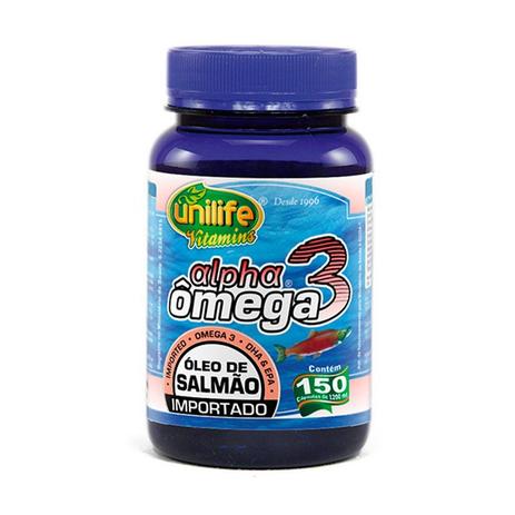 Ômega 3 Alpha (Óleo de Salmão) - 150 Cápsulas - Unilife é boa?