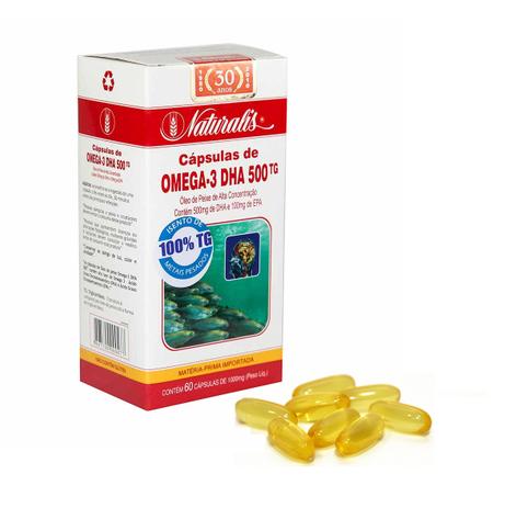 Omega-3 DHA 500 60 Cápsulas - Naturalis é boa?