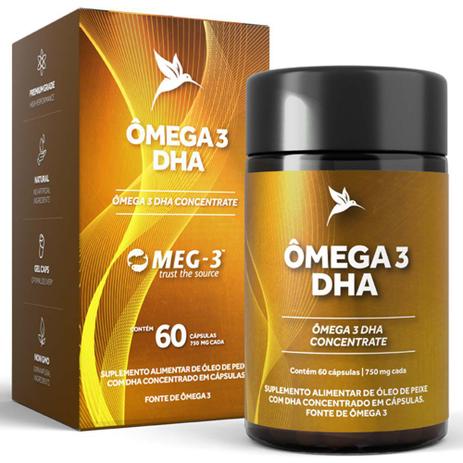 Ômega 3 DHA 60 cápsulas Puravida Menor preço em Ômega 3 DHA 60 cápsulas Puravida