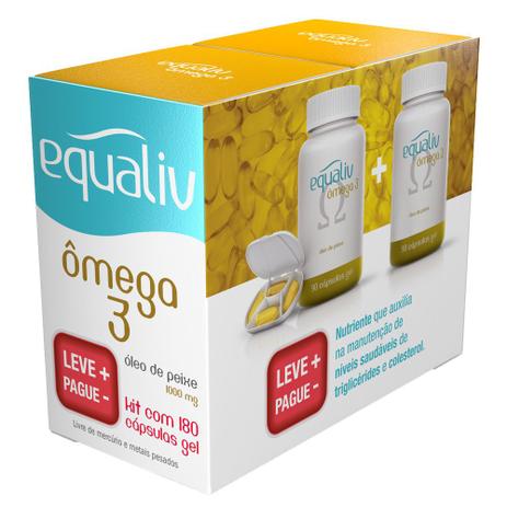 Ômega 3 Equaliv - Óleo de Peixe Menor preço em Ômega 3 Equaliv - Óleo de Peixe