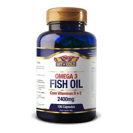 Omega 3 (Fish Oil) 2400mg com Vitaminas D e E 100 cápsulas - Vitgold é boa?