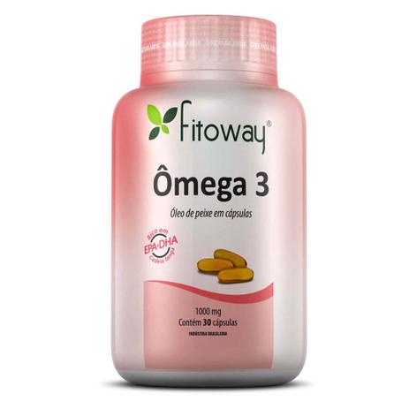 OMEGA 3 FITOWAY 1.000mg - 30 CAPS Menor preço em OMEGA 3 FITOWAY 1.000mg - 30 CAPS