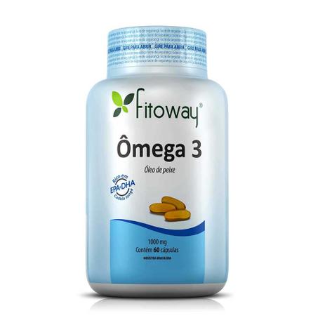 OMEGA 3 FITOWAY 1.000mg - 60 CAPS Menor preço em OMEGA 3 FITOWAY 1.000mg - 60 CAPS