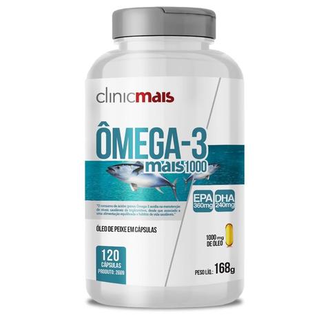 Ômega 3 Mais 1000mg Chá Mais 120 cápsulas Menor preço em Ômega 3 Mais 1000mg Chá Mais 120 cápsulas