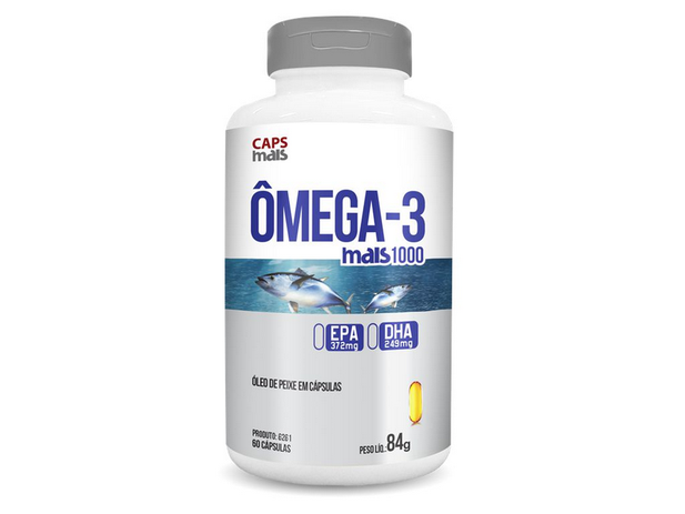 Ômega 3 Mais 1000mg Chá Mais 60 cápsulas Menor preço em Ômega 3 Mais 1000mg Chá Mais 60 cápsulas