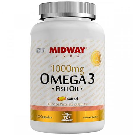 Omega 3 Oleo de peixe 1000 Mg 120 Cápsulas Softgel Midway - Mid way é boa?