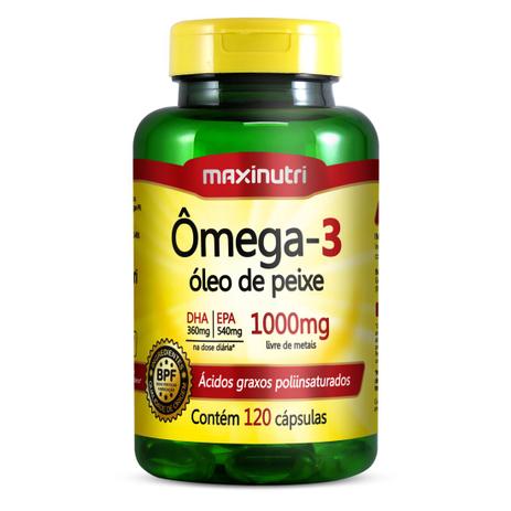 Omega 3 Oleo De Peixe 1000mg C/120 Capsulas - Maxinutri é ruim? Omega 3 Oleo De Peixe 1000mg C/120 Capsulas - Maxinutri é boa?