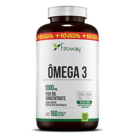 Ômega 3 óleo de peixe fitoway farma 150 capsulas Menor preço em Ômega 3 óleo de peixe fitoway farma 150 capsulas
