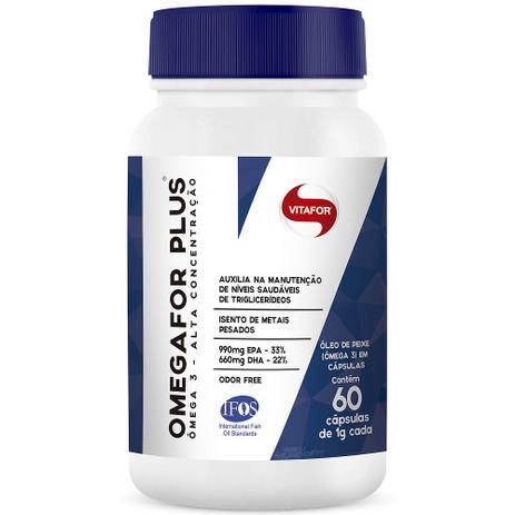 Ômega 3 Omegafor Plus 1000mg 60 Cápsulas - Vitafor Menor preço em Ômega 3 Omegafor Plus 1000mg 60 Cápsulas - Vitafor