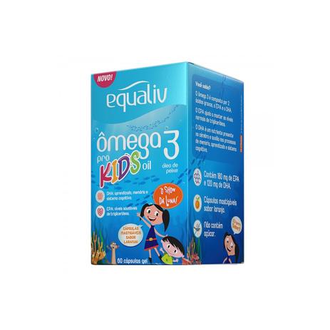 Ômega 3 Pro Kids 60 Cápsulas EQUALIV - Equilav Menor preço em Ômega 3 Pro Kids 60 Cápsulas EQUALIV - Equilav
