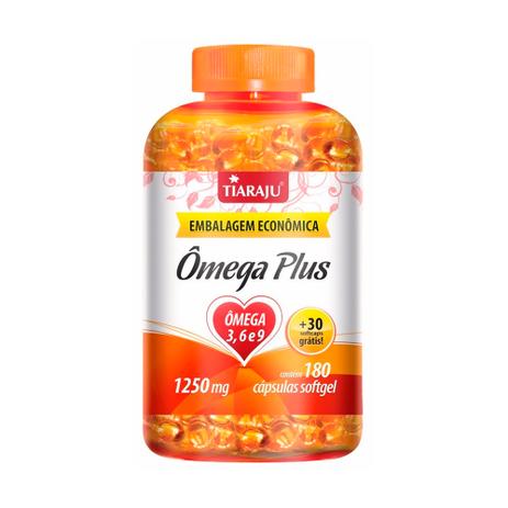 Ômega Plus - Tiaraju - 180+30 Cápsulas de 1250mg Menor preço em Ômega Plus - Tiaraju - 180+30 Cápsulas de 1250mg